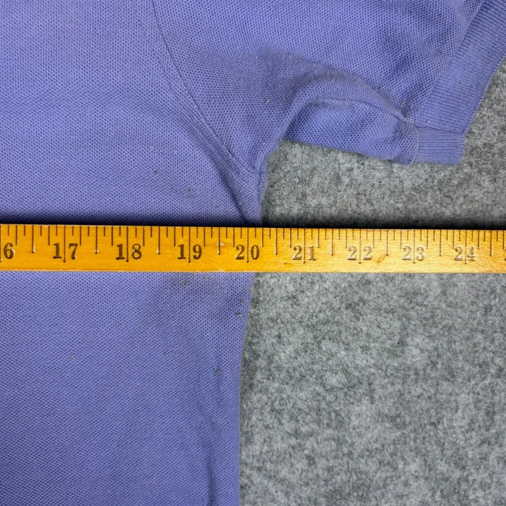 Vintage Banana Republic Polo Shirt Mens M Periwinkle Blue Cotton Pique Heritage
